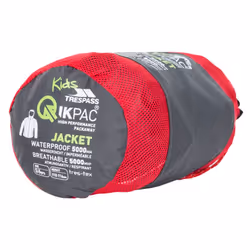 Trespass Childrens/Kids Qikpac X Unisex Packaway Jacket - 11/12 Years, Flint