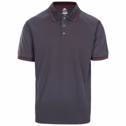 Trespass Mens Bonnington Polo Top - M, Dark Grey