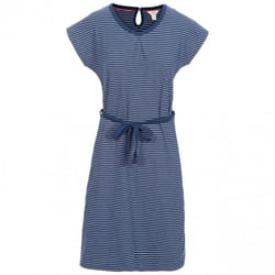 Trespass Womens/Ladies Lidia Round Neck Cotton Dress - XS, Navy Stripe