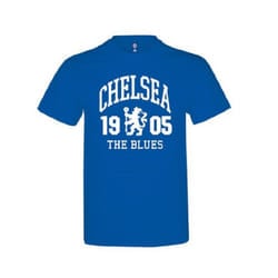 Chelsea Unisex Adults Royal Blue T Shirt With The Blues Design - XL, Royal Blue