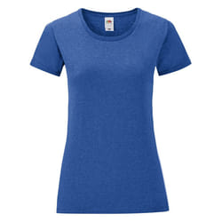 Fruit Of The Loom Womens/Ladies Iconic T-Shirt - XS, Heather Royal