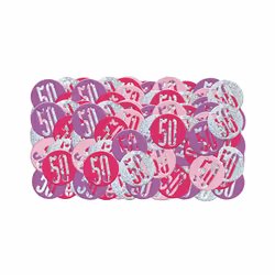 Unique Party Glitz Foil Confetti - 13, Pink