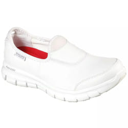 Skechers Womens Sure Track Slip Resistant Slip On Work Shoe - 4 UK, White