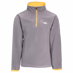 Trespass Boys Etto Airtrap Microfleece - 3-4 Years, Storm Grey