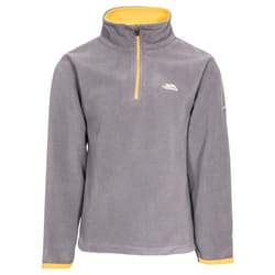 Trespass Boys Etto Airtrap Microfleece - 3-4 Years, Storm Grey