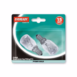 Eveready Pygmy SES Light Bulb (Pack Of 2)
