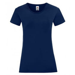 Fruit Of The Loom Womens/Ladies Iconic T-Shirt - S, Navy