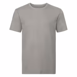 Russell Mens Authentic Pure Organic T-Shirt - XS, Stone