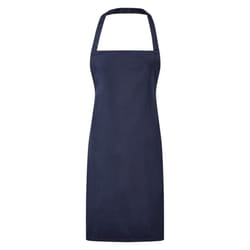 Premier Ladies/Womens Essential Bib Apron / Catering Workwear - One Size, Navy