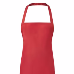 Premier Ladies/Womens Essential Bib Apron / Catering Workwear - One Size, Red