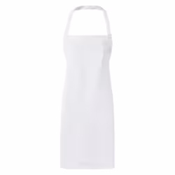 Premier Ladies/Womens Essential Bib Apron / Catering Workwear - One Size, White