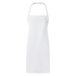 Premier Ladies/Womens Essential Bib Apron / Catering Workwear - One Size, White