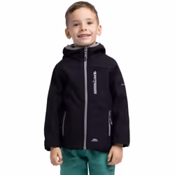 Trespass Childrens/Kids Kian Softshell Jacket - 3/4 Years, Black