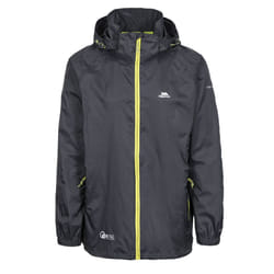 Trespass Qikpac X Unisex Packaway Jacket - S, Black