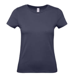 B&C Womens/Ladies #E150 T-Shirt - XS, Navy Blue*
