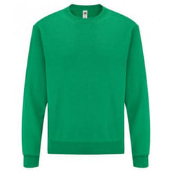 Fruit Of The Loom Mens Classic Drop Shoulder Sweatshirt - S, Heather Green