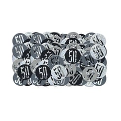 Unique Party Glitz Foil Confetti - 13, Black