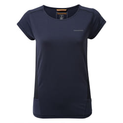 Craghoppers Womens/Ladies Atmos Short Sleeved T-Shirt - 20 UK, Blue Navy