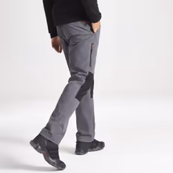 Craghoppers Mens Verve Trouser - 26L, Elephant/Black