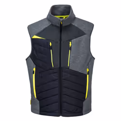 Portwest Mens DX4 Baffle Gilet - S, Metal Grey