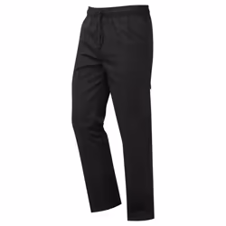 Premier Unisex Chefs Essential Cargo Pocket Trousers - XS, Black