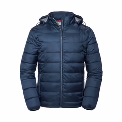 Russell Adults Unisex Hooded Nano Jacket - L, French Navy