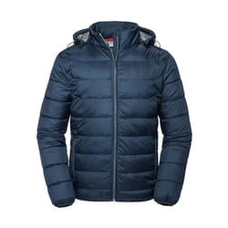 Russell Adults Unisex Hooded Nano Jacket - S, French Navy
