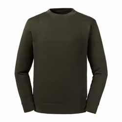 Russell Adults Unisex Pure Organic Reversible Sweatshirt - XS, Dark Olive