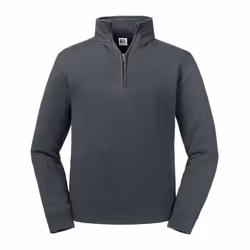 Russell Mens Authentic Quarter Zip Sweatshirt - M, Convoy Grey