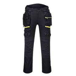 Portwest Mens DX440 Detachable Holster Pocket Trouser - 42R, Black