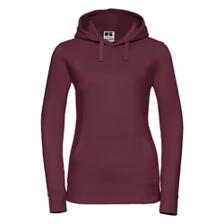 Russell Womens Premium Authentic Hoodie (3-Layer Fabric) - S, Burgundy