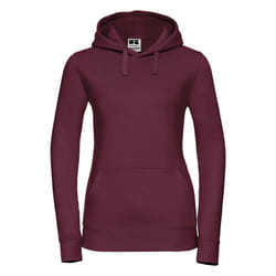 Russell Womens Premium Authentic Hoodie (3-Layer Fabric) - S, Burgundy