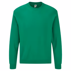 Fruit Of The Loom Mens Raglan Sleeve BelcoroÂ® Sweatshirt - XL, Heather Green