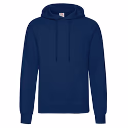 Fruit Of The Loom Mens Hooded Sweatshirt / Hoodie - 3XL, Navy Blue
