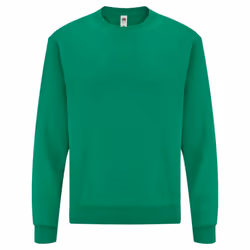 Fruit Of The Loom Mens Set-In BelcoroÂ® Yarn Sweatshirt - 2XL, Heather Green