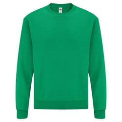 Fruit Of The Loom Mens Set-In BelcoroÂ® Yarn Sweatshirt - 2XL, Heather Green