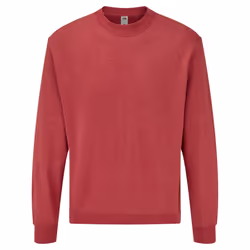 Fruit Of The Loom Mens Set-In Belcoro® Yarn Sweatshirt - 2XL, Heather Red