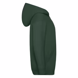 Fruit Of The Loom Childrens/Kids Unisex Hooded Sweatshirt Jacket - 7-8, Bottle Green