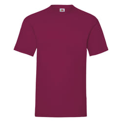 Fruit Of The Loom Mens Valueweight Short Sleeve T-Shirt - 3XL, Burgundy