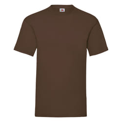Fruit Of The Loom Mens Valueweight Short Sleeve T-Shirt - 3XL, Chocolate