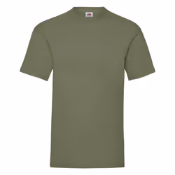 Fruit Of The Loom Mens Valueweight Short Sleeve T-Shirt - 3XL, Classic Olive