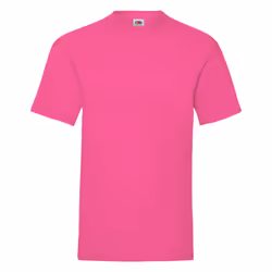 Fruit Of The Loom Mens Valueweight Short Sleeve T-Shirt - 3XL, Fuchsia