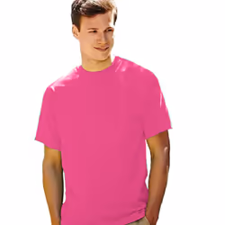 Fruit Of The Loom Mens Valueweight Short Sleeve T-Shirt - 3XL, Fuchsia