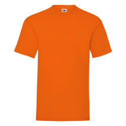 Fruit Of The Loom Mens Valueweight Short Sleeve T-Shirt - 3XL, Orange