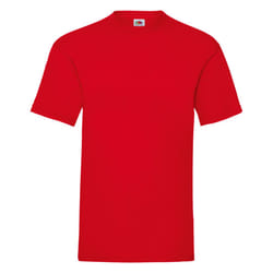 Fruit Of The Loom Mens Valueweight Short Sleeve T-Shirt - 3XL, Red