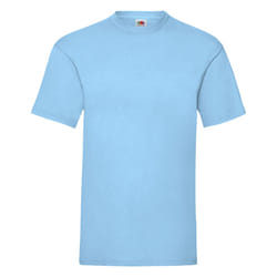 Fruit Of The Loom Mens Valueweight Short Sleeve T-Shirt - 3XL, Sky Blue