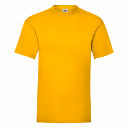 Fruit Of The Loom Mens Valueweight Short Sleeve T-Shirt - 3XL, Sunflower