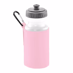 Quadra Water Bottle And Fabric Sleeve Holder - One Size, Classic Pink