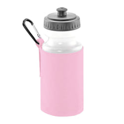 Quadra Water Bottle And Fabric Sleeve Holder - One Size, Classic Pink