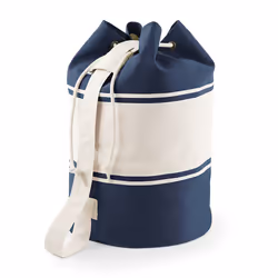 Quadra Canvas Duffel Bags - 30 Litres - One Size, French Navy/Off White